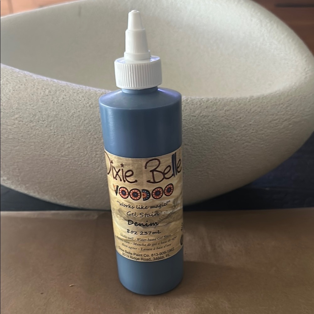 Dixie Belle in Denim Voodoo Gel Stain - Blue
